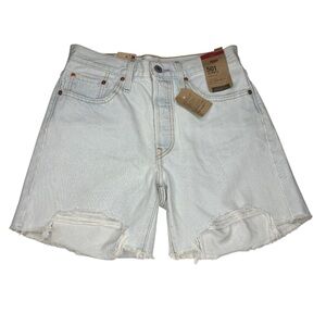 Levi’s 501 Original | Women’s High-Rise Cutoff Jean Shorts | Light Wash |Size 27